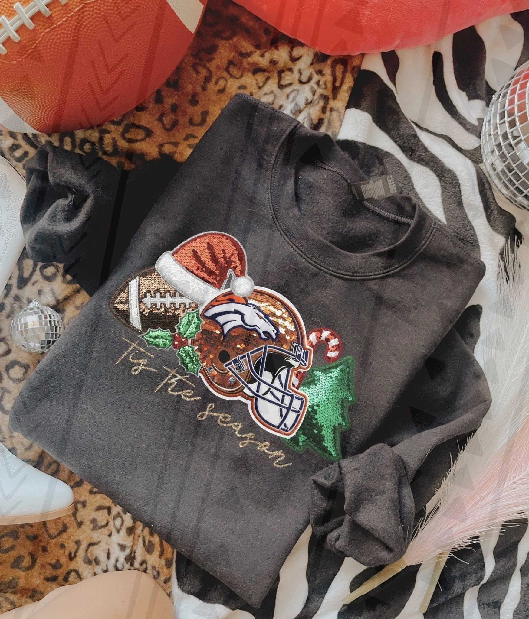 Sequin NFL sweatshirt