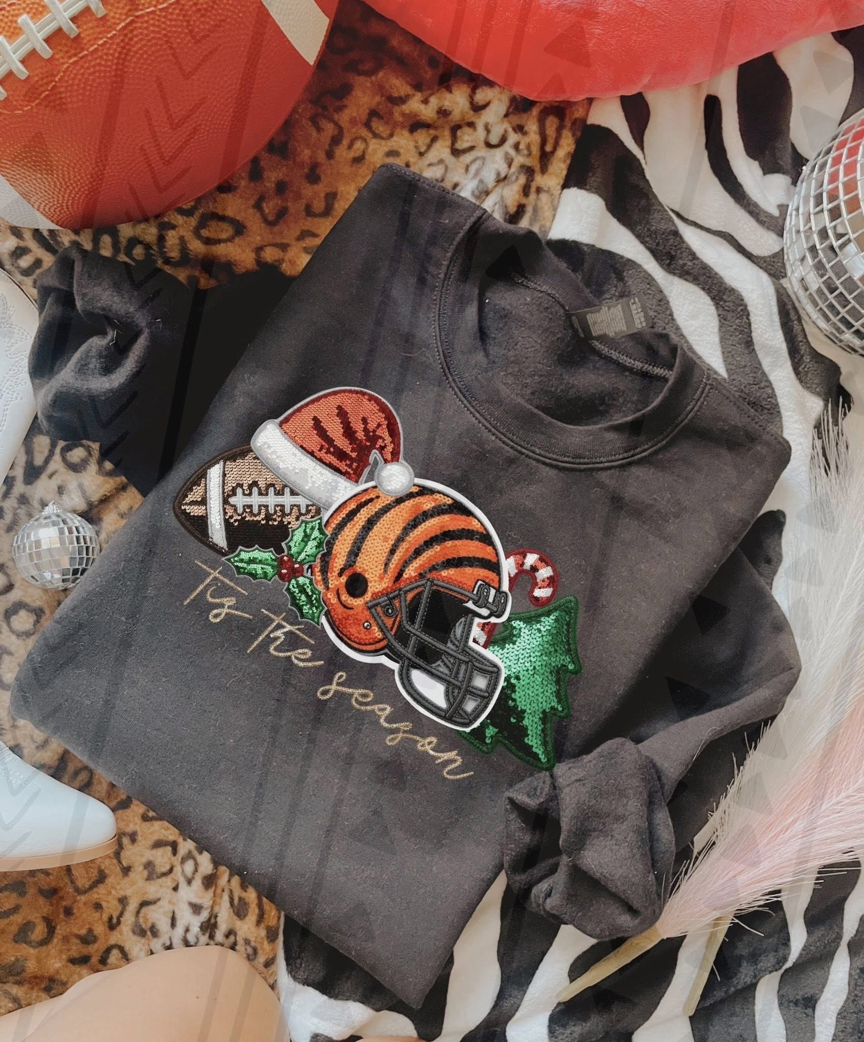 Sequin NFL sweatshirt