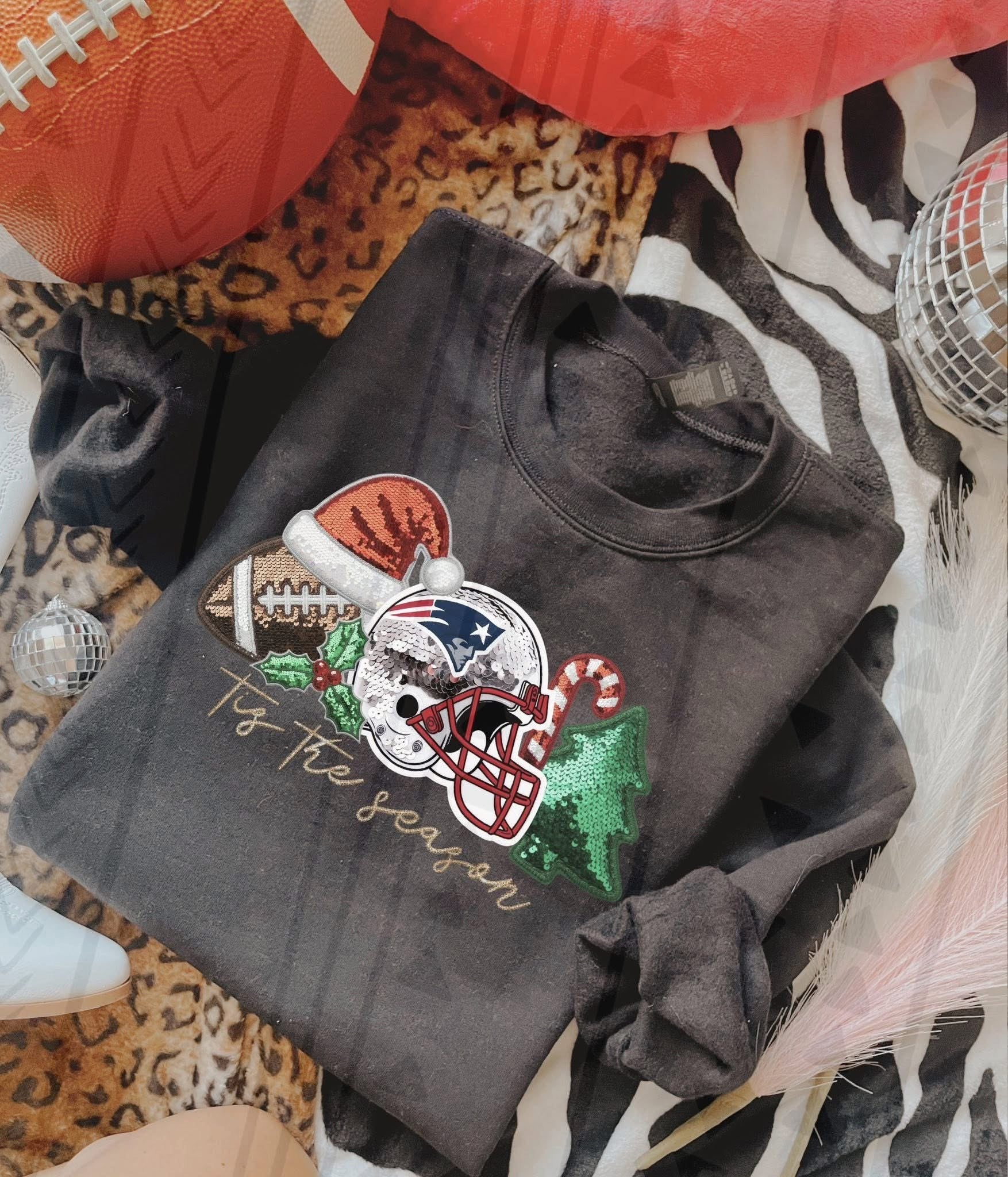 Sequin NFL sweatshirt