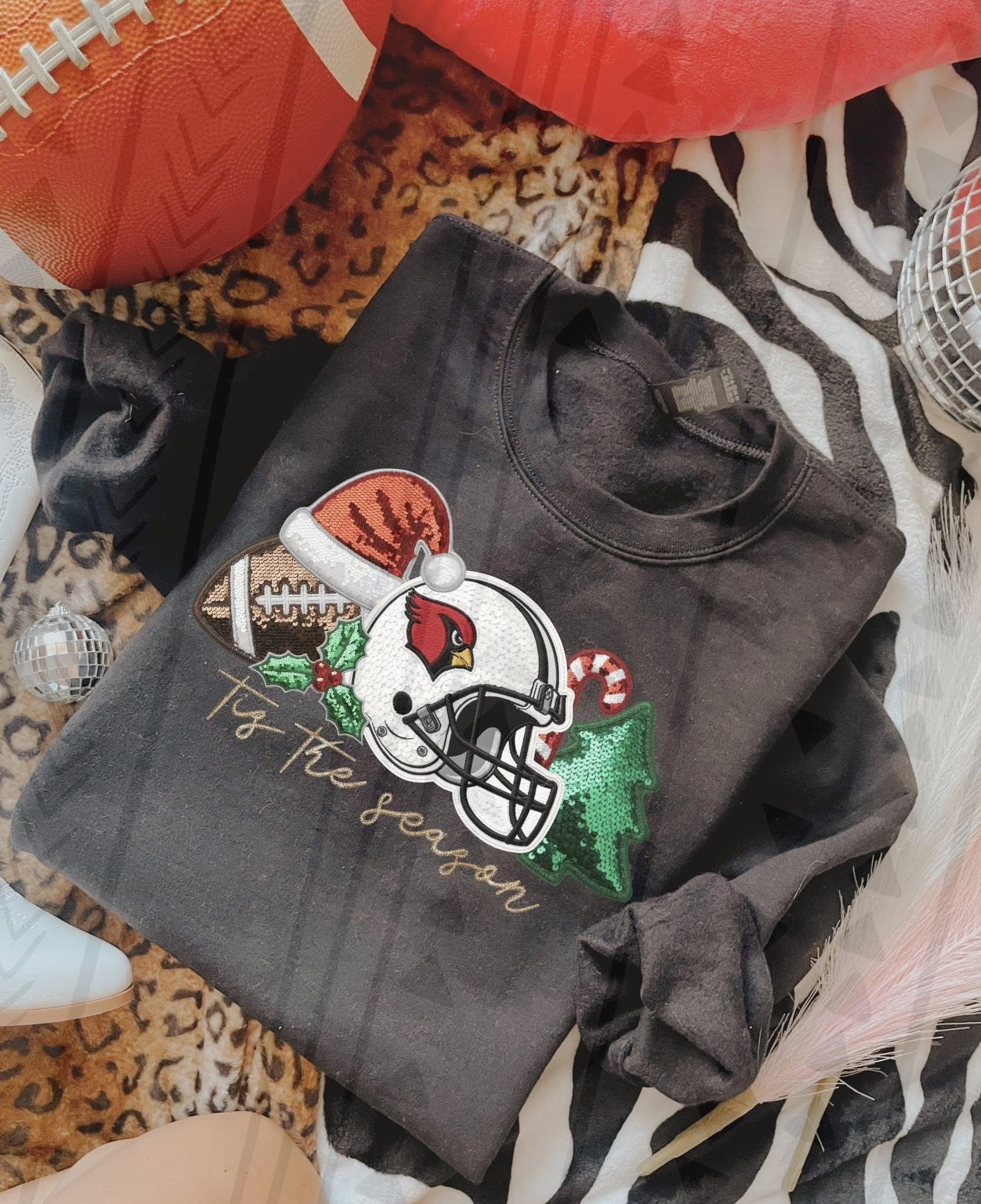 Sequin NFL sweatshirt