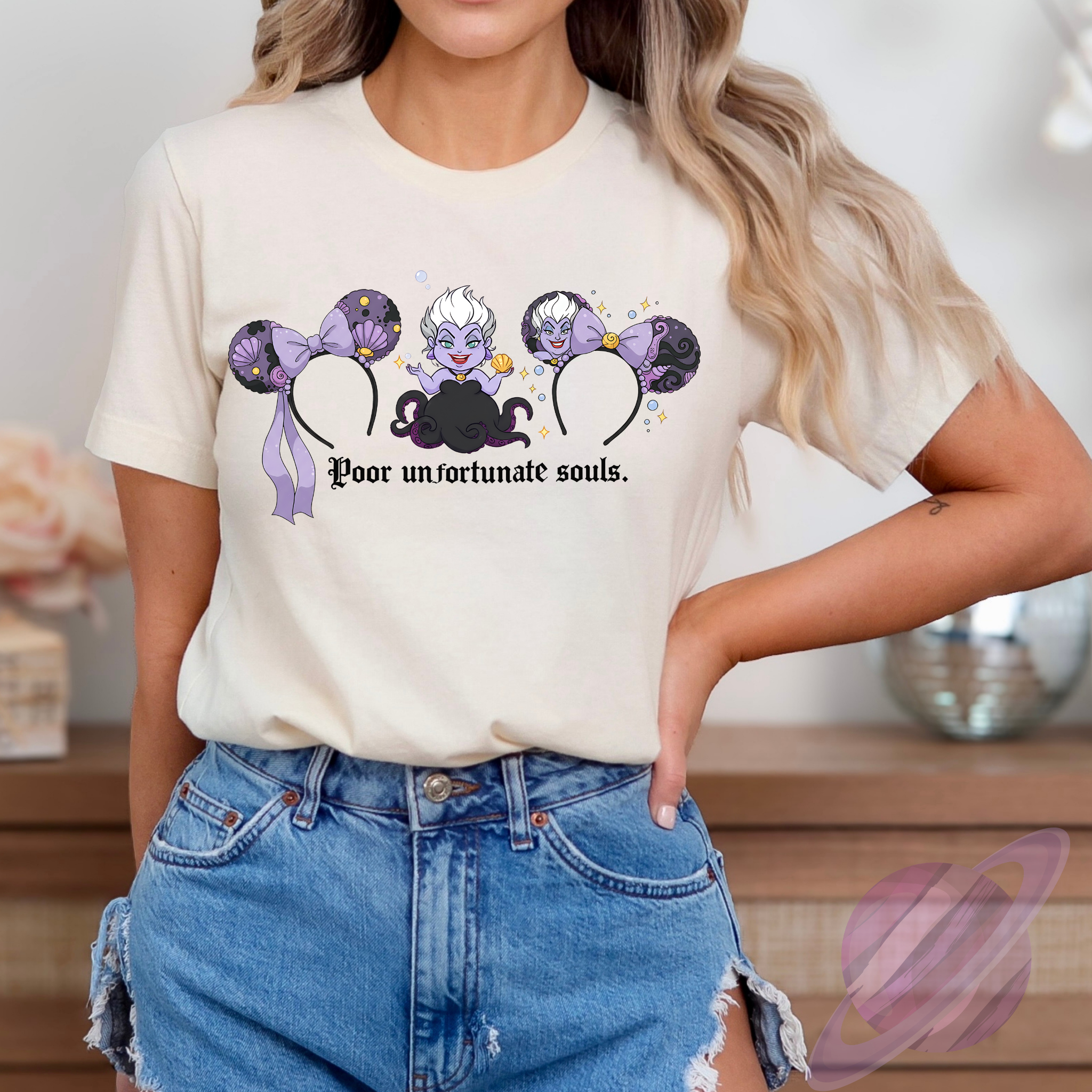 Cute Villain Aesthetic Shirt | Purple Fantasy Character T-Shirt