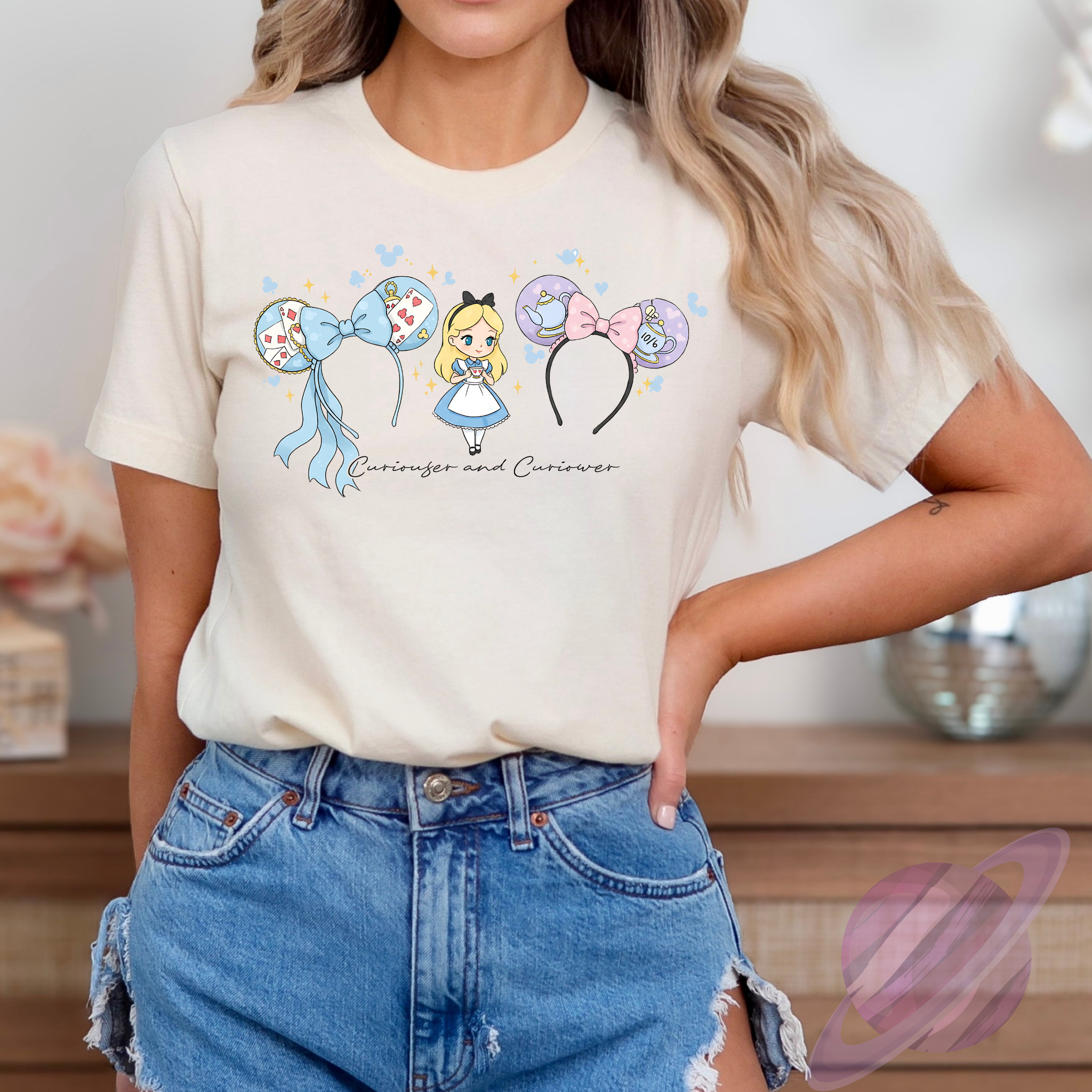Curiouser and Curiouser Alice-Inspired T-Shirt